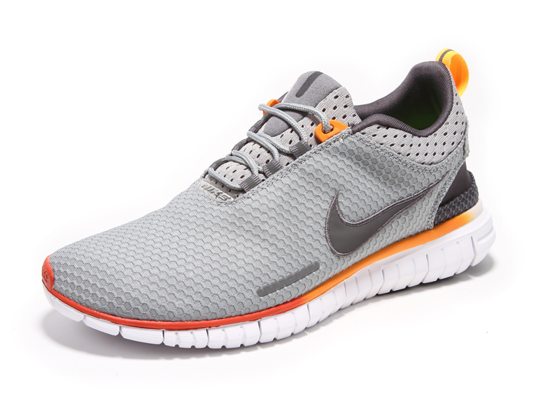 Les femmes Nike Free OG 14 BR operationnel runing nouveau gris orange (4)